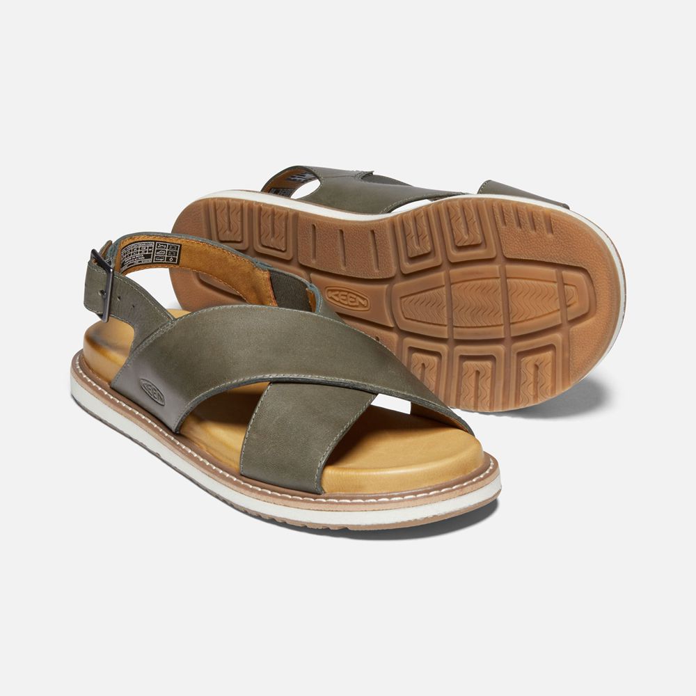 Sandalias con correa Keen Mexico Kaki/Verde Oliva - Mujer Lana Cross - WT4826107